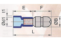 Insulated Male Bullet Terminals