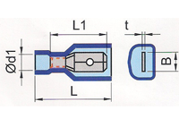 Nylon Fully Insulated Male Coupler