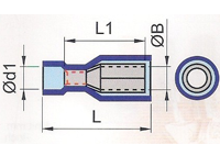 Nylon Fully Insulated Female Bullet Terminals