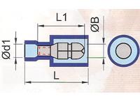 Nylon Fully Insulated Male Bullet Terminals