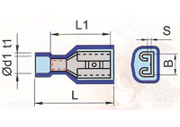 Vinyl Fully Insulated Female Disconnectors