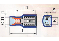 Vinyl Fully Insulated Female Disconnectors